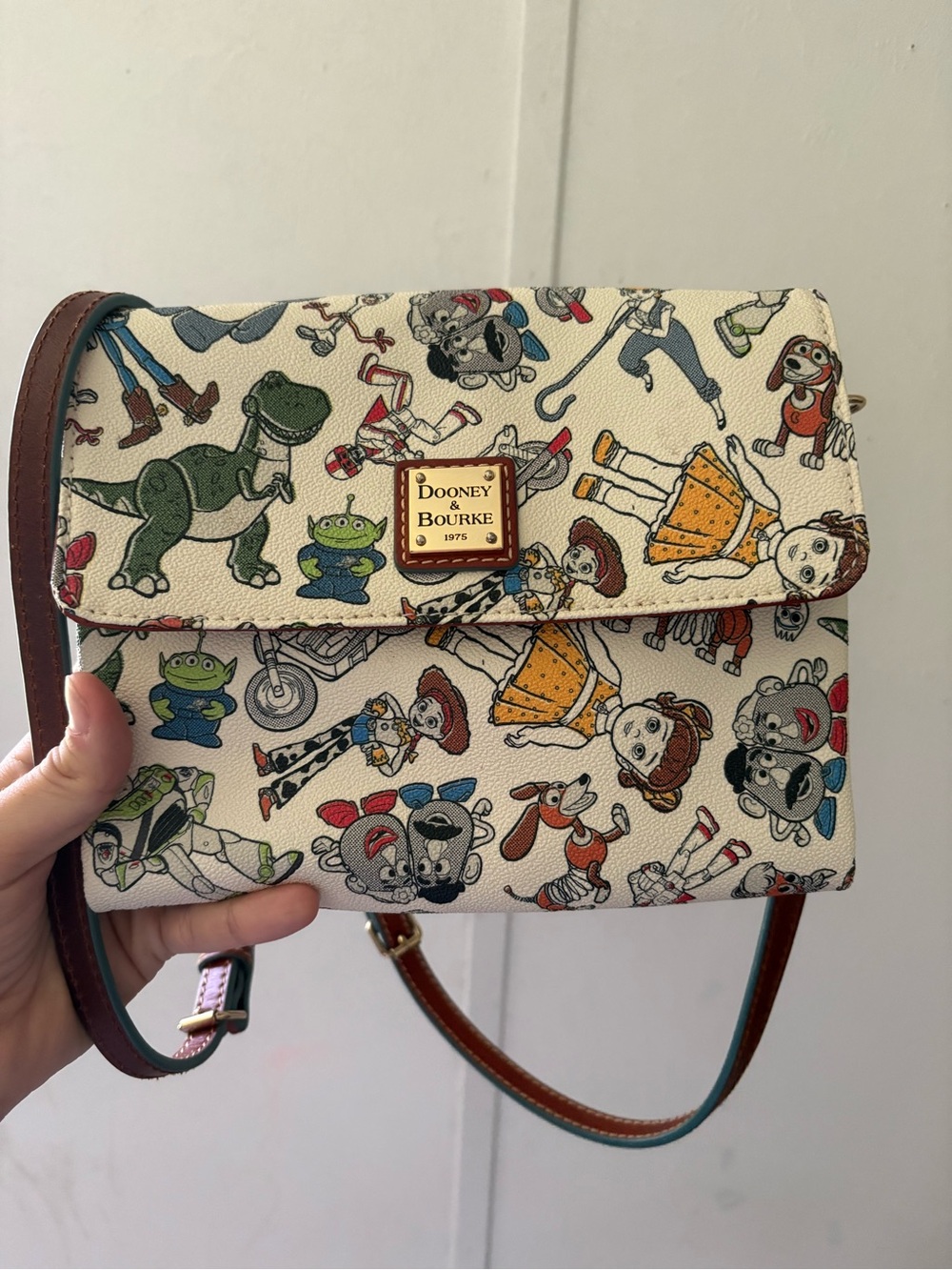 Dooney And Bourke Disney TOY STORY Purse Crossbody Bag Leather Disney Parks